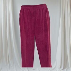 Vintage‎ Women's Drapers & Damons Purple High Waist Loose Fit Trousers Size L